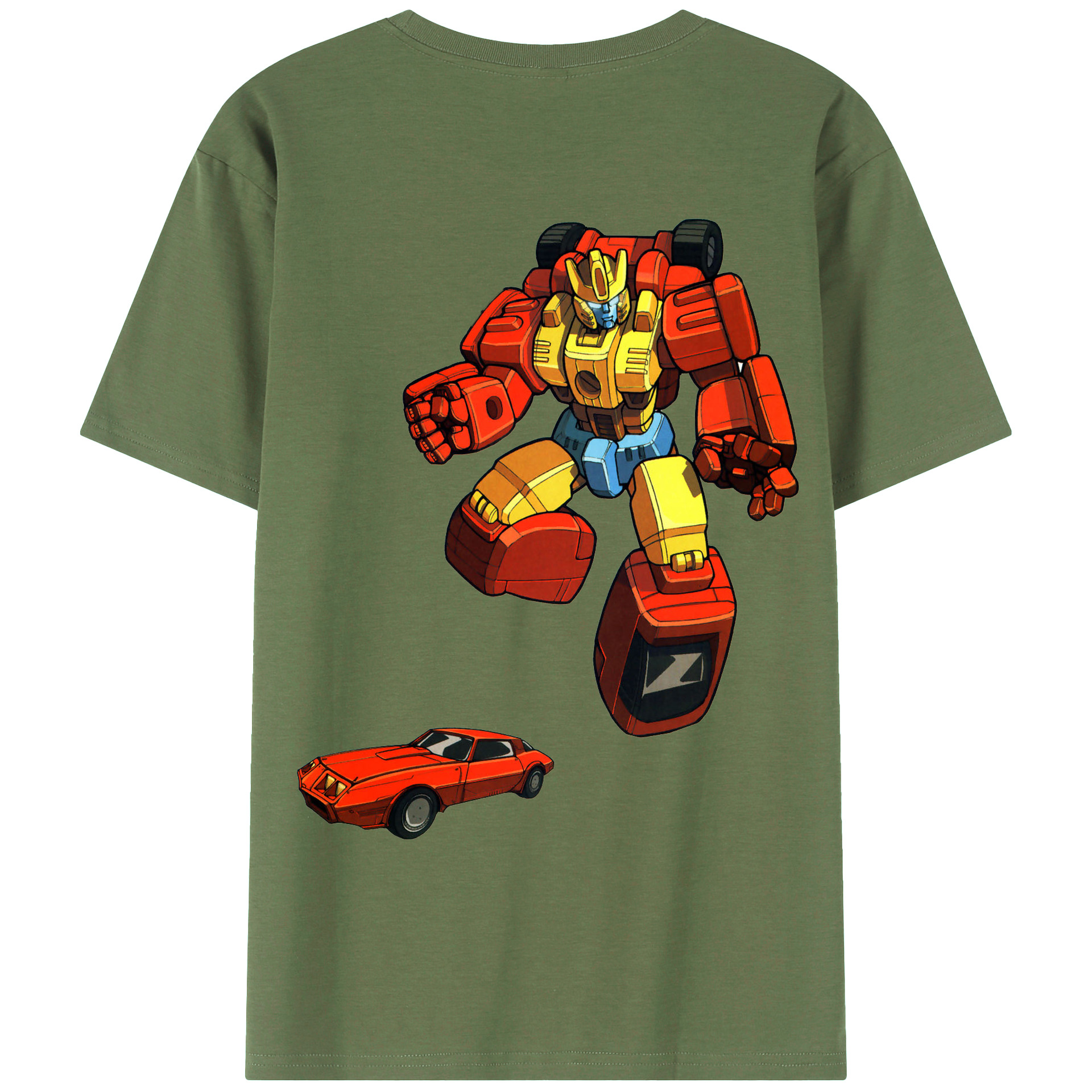 （画像用）  綿100％ メンズ半袖Tシャツ（バックプリント） 通気性